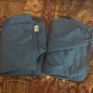 Greys Anatomy XLP bootcut Scrub Pants x2